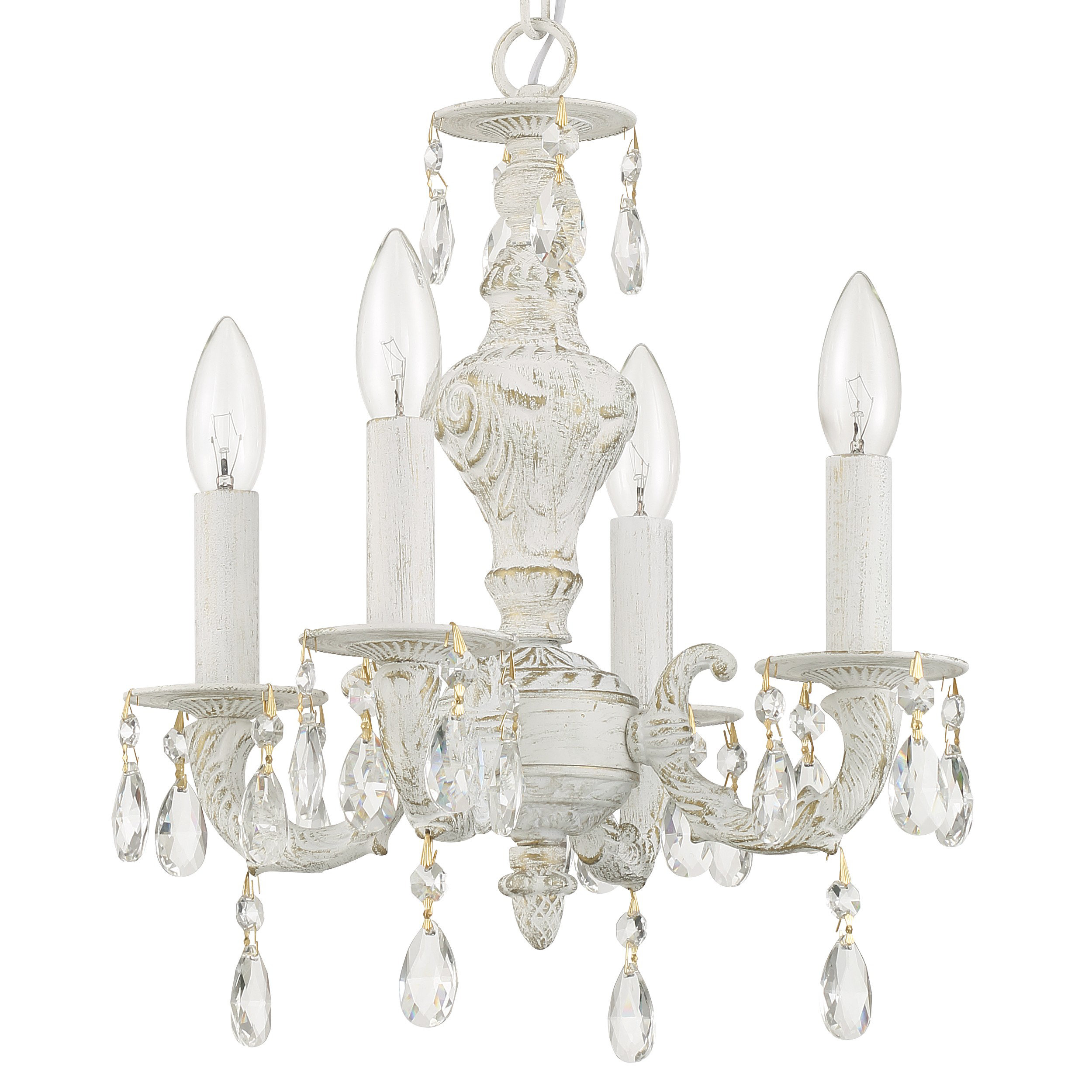 Gemma Violet Abagail 4 - Light Classic / Traditional Chandelier ...