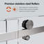 Portes de douche coulissantes simples sans cadre 8mm-131651378