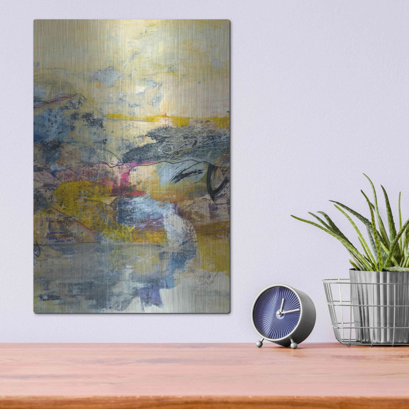 "Textured Triptych II" par Jodi Fuchs, H 16 po x l 12 po