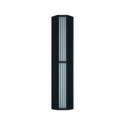 Morton, Outdoor, 24", Sand Black, Clear Glass