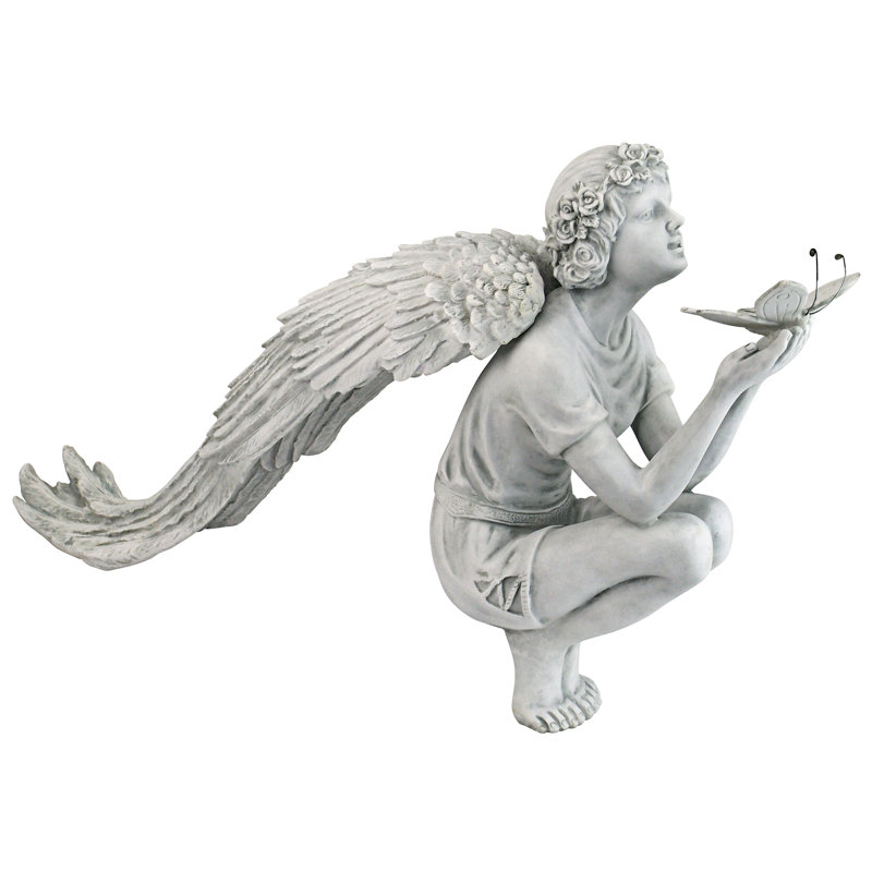 Statue gloire du jardin, anges déchirants