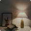 LAMPE DE TABLE Sable soufflé
