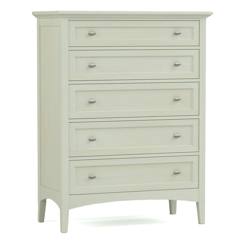 Commode à 5 tiroirs Origins, Nickel