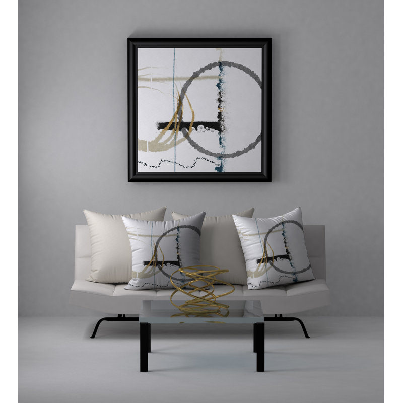 Reversible Throw Pillow, 24" x 24"