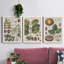 Exotic Botanique I - Ensemble de 3 peintures sur toile encadrées-595385047-595385051
