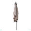 Parasol imperméable d'extérieur 6 x 9 pi avec manivelle et bouton poussoir inclinable sans rabat pour le jardin-111084646