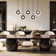 Veneto 5-Light Linear Pendant - Clear Glass with Frosted Diffuser Shade