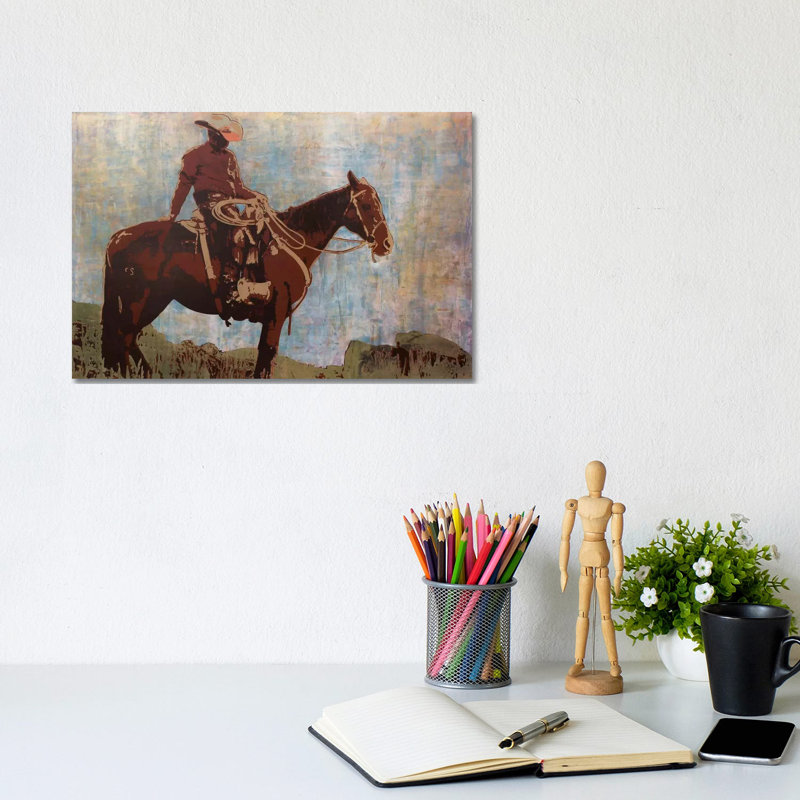 Poppies Melody I' by Lisa Audit - Print on Canvas, Black Framed, 20.32 cm H x 30.48 cm W, White Framed