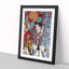 Floral Robes by Toyohara Kunichika - Framed Print-55620869-55620870