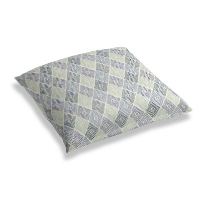 Globetrotter Geometric Cotton Reversible Throw Pillow