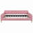 Full Size Upholstered Daybed with 4 Support Legs,Rubine-695313255