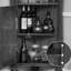 Armoire de coin multifonctionnelle en bois massif-1878159791