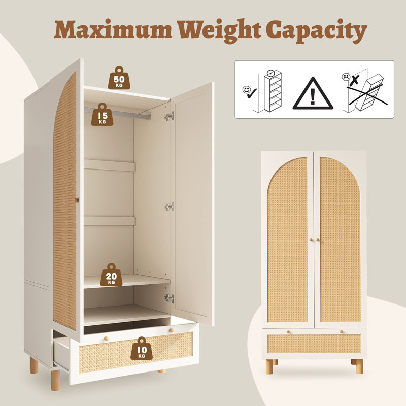 2 Door Wardrobe