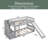Bunk Bed With Storage Stairs And Slide-111113955