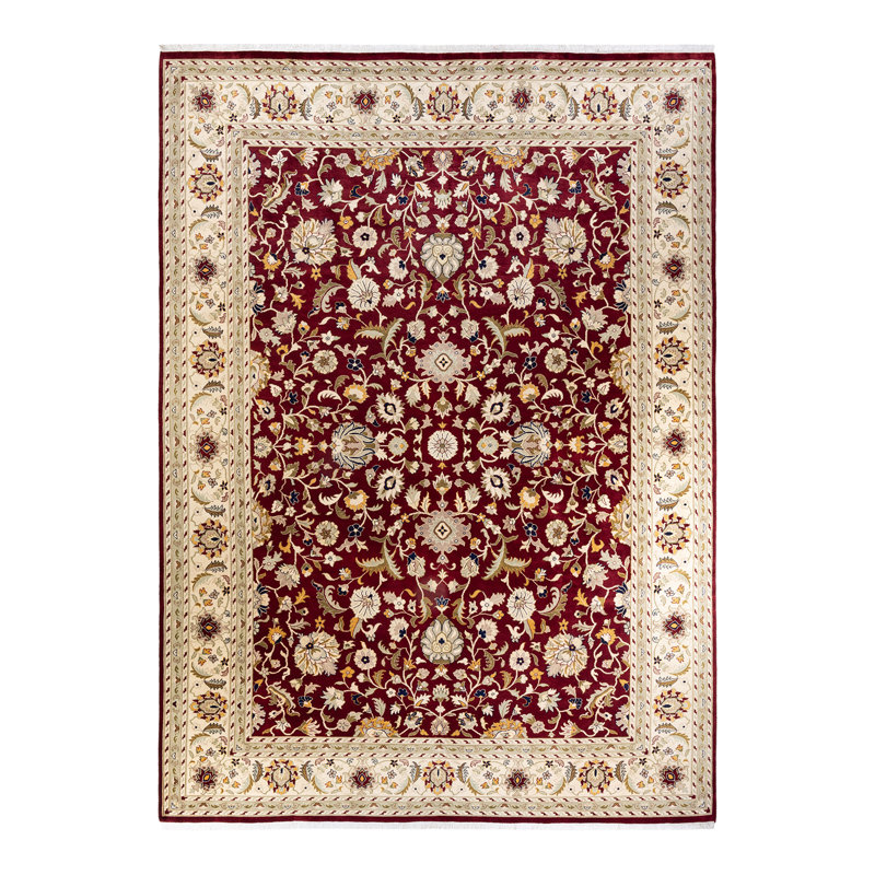 Classic One-of-a-Kind 9' 2" X 12' 5" Hand Knotted Area Rug