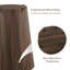 Ensemble de table et de chaises Adwin pour 4 personnes, comprenant une table ronde de 120 cm et 4 fauteuils rembourrés à motif ours en peluche.-108470371-108470374