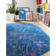 Tapis bleu marine / jaune / rouge Antony-256719604