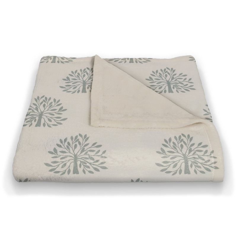 Hand Woven Throw Blanket, White