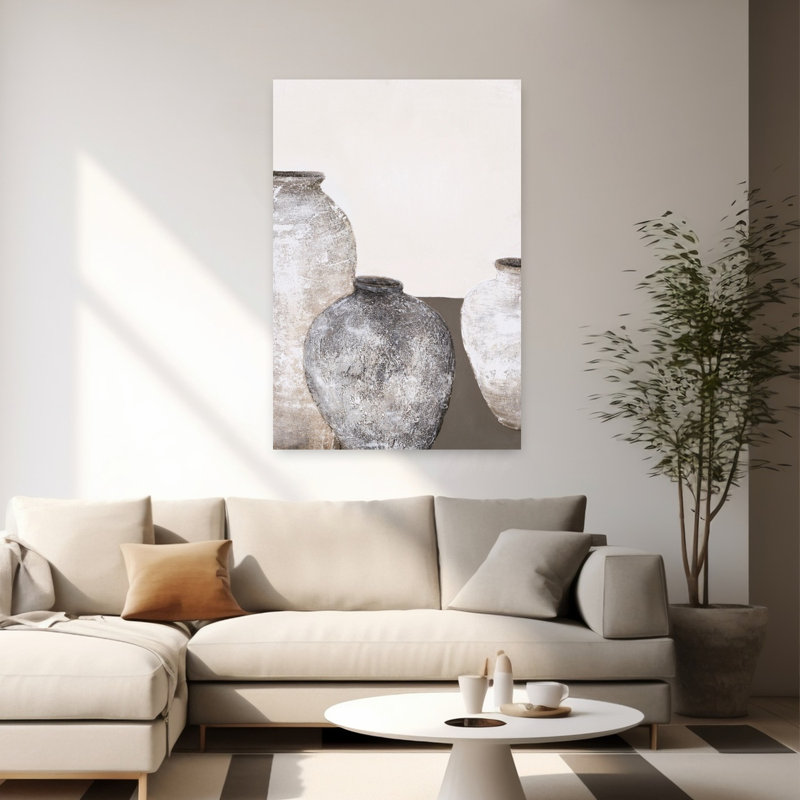 Céramique 1 Art abstrait contemporain, H 60 po x l 40 po