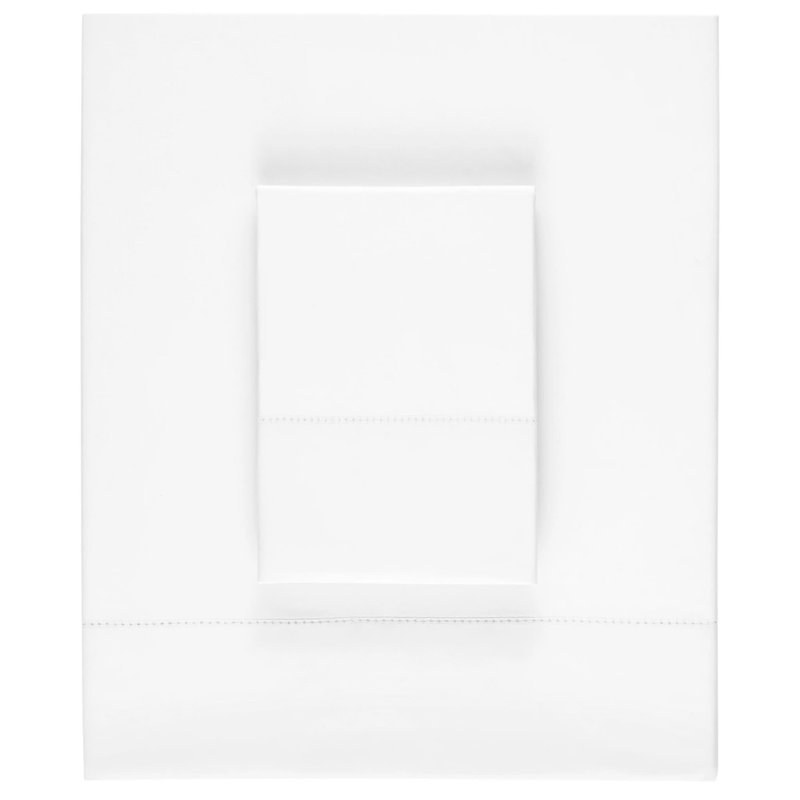 Classic Hemstitch Sheet Set, Twin/Twin XL Sheet Set, White