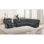 2-Piece Modern And Upholstered Soft Manual Reclining Living Room Set