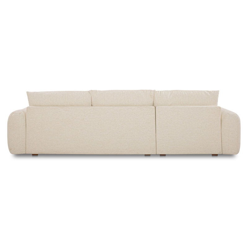 Berga Sectional Left Oat, Left Hand Facing, Oat Polyester Blend