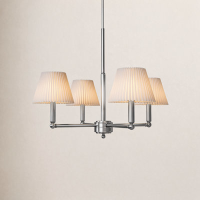 Costa Wrought Iron 4-Light Chandelier