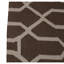 Flatweave Wool Area Rug in Espresso