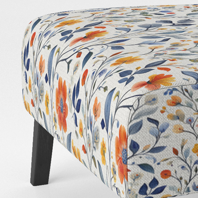 Fauteuil de chambre Boho, Pantoufle sans accoudoirs
