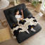 Très grande chaise longue d'intérieur, canapé rembourré en velours côtelé, aucun assemblage requis, canapé-lit confortable-117949598