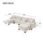 Canapé modulaire 6 pièces rembourré-460899007