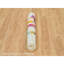Tapis ivoire en soie 4 pi x 5 pi 10 po Tiffinee One-of-a-Kind