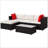Modern Outdoor Furniture Conversation Sets,5-Piece Patio Furniture Set,Outdoor Sectional Sofa Set-108503000-108503001