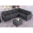 Mercola 7 - Piece Upholstered Tufted Back Corner Modular Sectional with Ottoman-1753705400