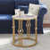 Marble Top End Table