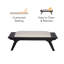 Banc de rangement en bois massif avec siège rembourré Noah-123273947