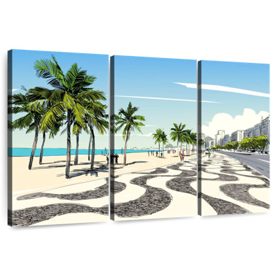 Vue du trottoir Gillard Copacabana