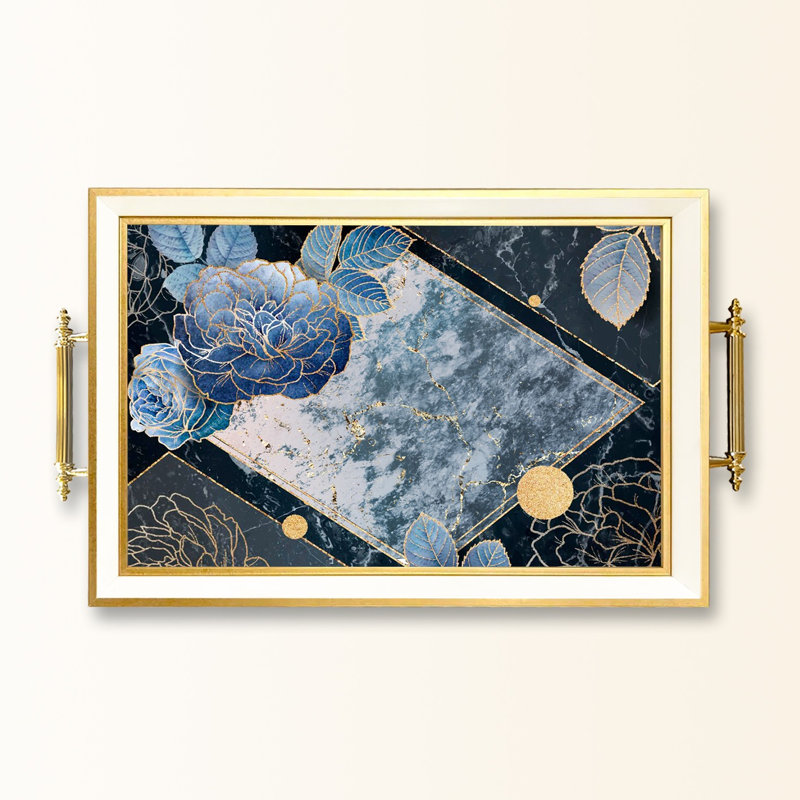 Élégant plateau en verre de 19,7 po x 11,4 po x 1,4 po | Fabrication 100% verre durable | Facile à nettoyer avec un chiffon humide | Idéal pour le service, la présentation décorative et l'organisation | Ajout élégant à la décoration intérieure
