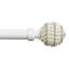 Tringle à rideaux simple réglable en métal 1 po-59079012-59079013