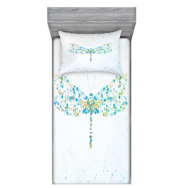 Microfiber Sheet Set, Twin XL Sheet Set with Fitted Sheet
