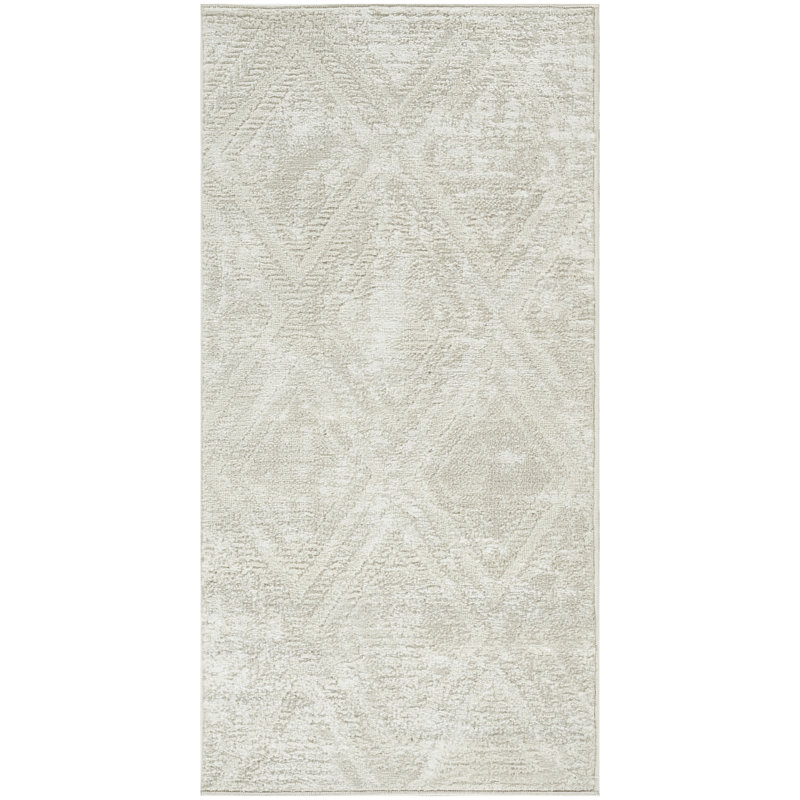 Leuchte 2' x 4' Beige Modern Indoor Rug, Runner 2' x 4'