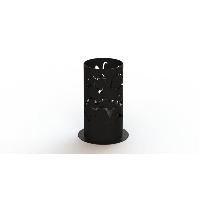Samba Bio-Ethanol Tabletop Fireplace, Black