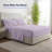 Bedroom 100% Organic Viscose From Bamboo Sheets Set, 300 Thread Count, Cooling Bedding Sheets for Hot Sleepers, Flat, Fitted, Pillowcase-129857484-129992774