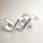 Laureate Cast Aluminum Modern Abstract Sculpture in Silver