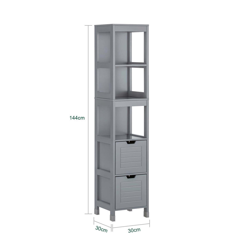 Aadhith Bathroom Cabinet, Grey