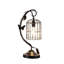 Lampe de table noire 17,5 "Aarynn
