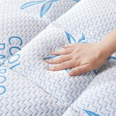 Espiye Rayon From Bamboo Mattress Topper, Extra Thick Cooling Mattress Pad,8-21" Deep Pocket Mattress Topper