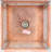 Rustic Lodge Copper Metal Fence Post Cap Light