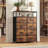 Chaseburg 8-Drawer Dresser with Open Media Shelf, 45.9'' Tall Dresser with Wooden Top, Dresser with Sturdy Frame, Chest of Drawers for Bedroom, Closet, Hallway-1768525082