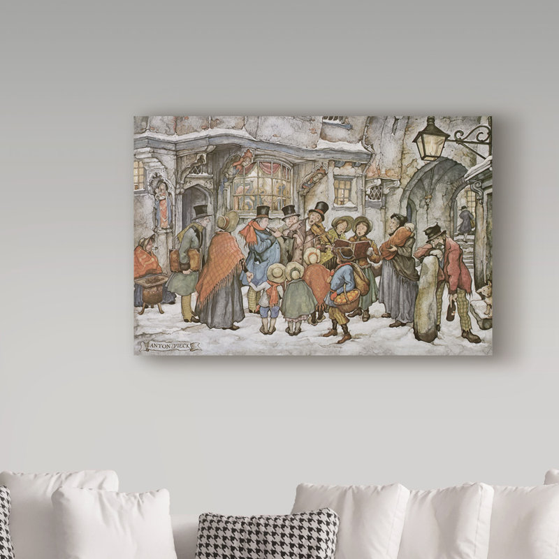 «The Busy Town» par Graceleigh, reproduction d'art sur toile tendue, H 12 po x l 19 po x P 2 po